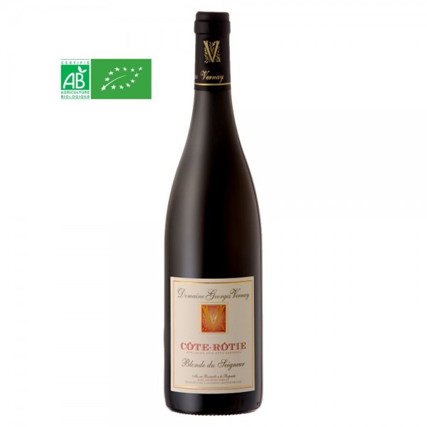 Côte Rôtie rouge Blonde du Seigneur Domaine Vernay vin BIO