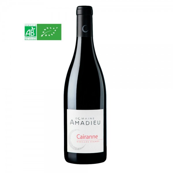 CAIRANNE ROUGE - VIEILLES VIGNES - DOMAINE AMADIEU - BIO - 2023