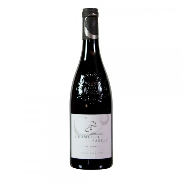 COTES DU RHONE VILLAGES SABLET ROUGE - LA PAUSE - DOMAINE CHAMFORT - 2020