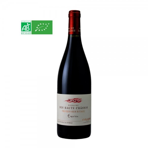 CROZES HERMITAGE ROUGE - CUVEE ESQUISSE - DOMAINE DES HAUTS CHASSIS - BIO - 2023