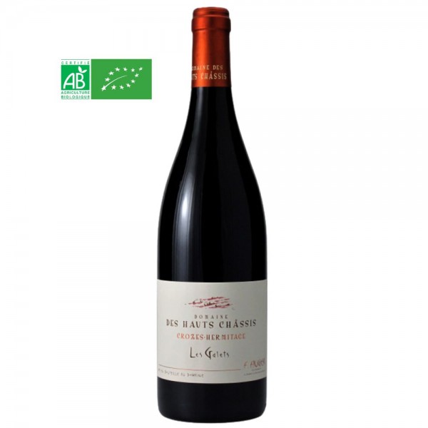 CROZES-HERMITAGE ROUGE - GALETS - DOMAINE DES HAUTS CHASSIS - BIO - 2021