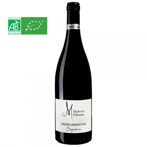 CROZES-HERMITAGE ROUGE - SIGNATURE - DOM. MICHELAS ST JEMMS - BIO -2022