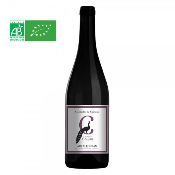 SAINT CHINIAN ROUGE - TRADITION - CHATEAU COUJAN - BIO - 2022