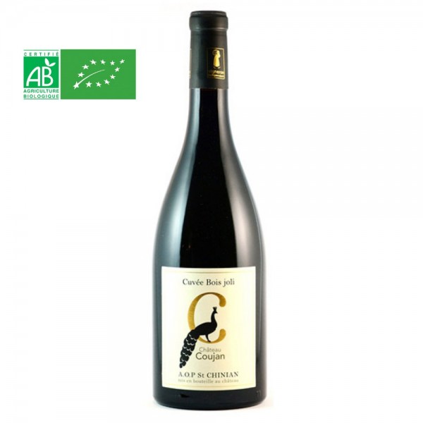 SAINT CHINIAN ROUGE - BOIS JOLI - CHATEAU COUJAN - BIO - 2020