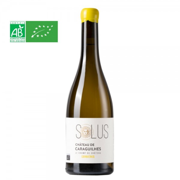 CORBIERES BOUTENAC BLANC - SOLUS - CHÂTEAU DE CARAGUILHES - BIO - 2022