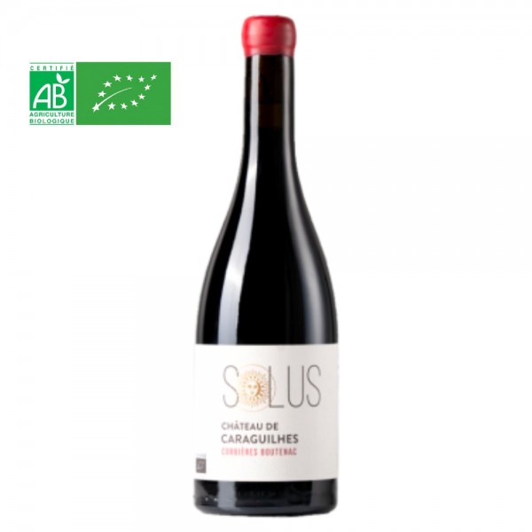 CORBIERES BOUTENAC ROUGE- SOLUS - CHÂTEAU DE CARAGUILHES - BIO - 2021