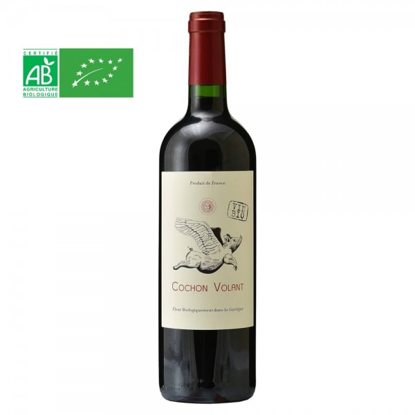 LANGUEDOC ROUGE - COCHON VOLANT - CHÂTEAU DE CARAGUILHES - BIO - 2022