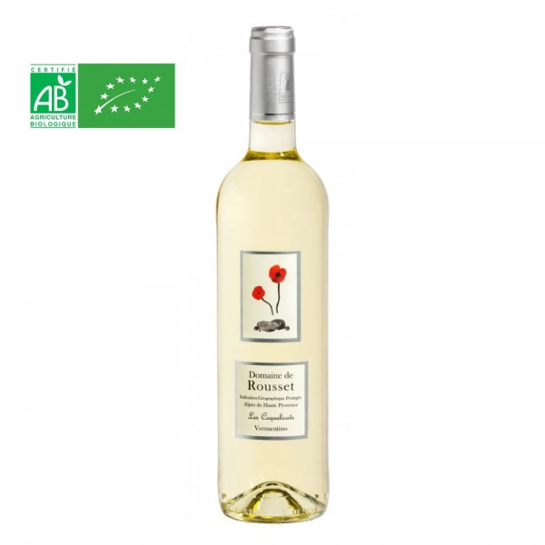 ALPES DE HAUTE PROVENCE BLANC - VERMENTINO - DOMAINE ROUSSET - BIO - 2023