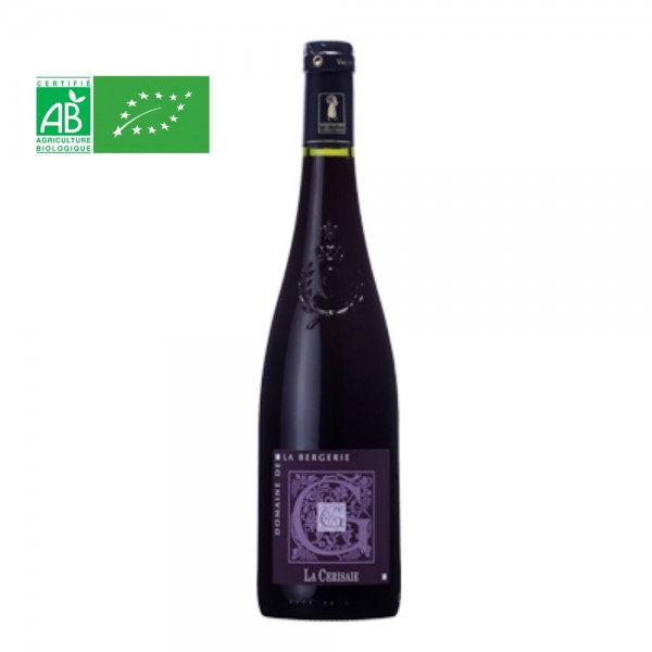 ANJOU ROUGE - LA CERISAIE - DOMAINE DE LA BERGERIE - BIO - 2021