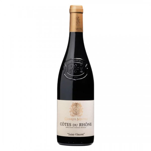 COTES DU RHONE ROUGE - SAINT VINCENT - GABRIEL MEFFRE - 2022