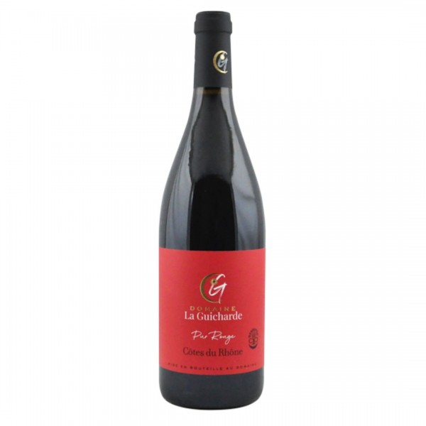 COTES DU RHONE ROUGE - DOMAINE LA GUICHARDE - PUR ROUGE - 2022