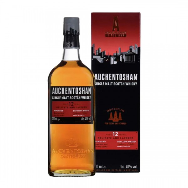 WHISKY AUCHENTOSHAN 12 ANS - 70CL